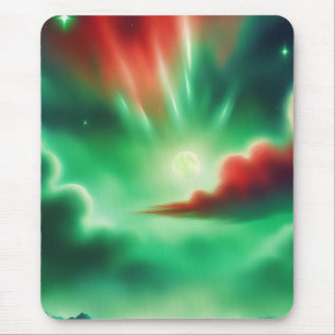 Tapis De Souris ciel vert