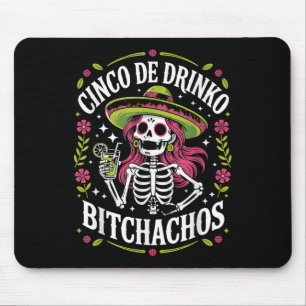 Tapis De Souris Cinco De Drinko Achos Cinco De Mayo