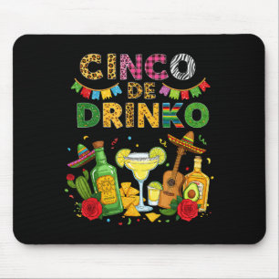 Tapis De Souris Cinco de drinko cinco de mayo fête margarita