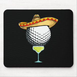 Tapis De Souris Cinco De Mayo Golf Byll Avec Sombrero Et Margarit