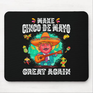Tapis De Souris Cinco De Mayo Grande Encore Drôle Trump Somb Mexic