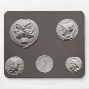 Tapis De Souris Cinq pièces de monnaie
