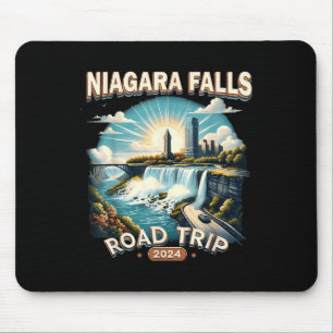Tapis De Souris Circuit de Niagara Falls 2024 Voyage en famille Ét