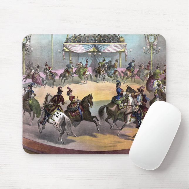 Tapis De Souris Cirque Grand Finale, Cirque 1872. (Avec souris)