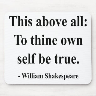 Tapis De Souris Citation 8a de Shakespeare