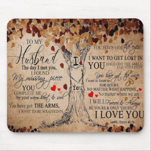 Tapis De Souris Citation d'amour pour mari   Meilleur Cadeau Pour 