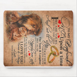 Tapis De Souris Citation d'amour pour petit ami, ami garçon cadeau