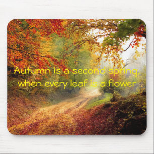 Tapis De Souris Citation d'automne