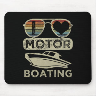 Tapis De Souris Citation de bateau amusant I Loating Motor Motorbo