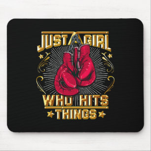 Tapis De Souris Citation de boxe thaïlandaise de kickboxing Juste 