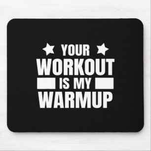 Tapis De Souris Citation De Formation Sport Pour Le Travail De Gym