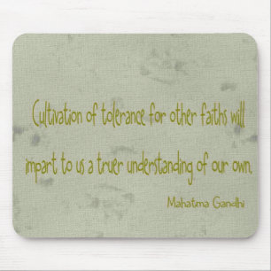 Tapis De Souris Citation de Mahatma Gandhi