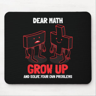 Tapis De Souris Citation de maths drôle Filles Garçons Adolescents
