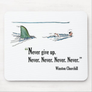 Tapis De Souris Citation de motivation d'examen par Winston