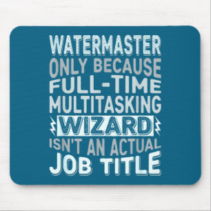 Tapis De Souris Citation de titre d'emploi de magicien - Drôle de