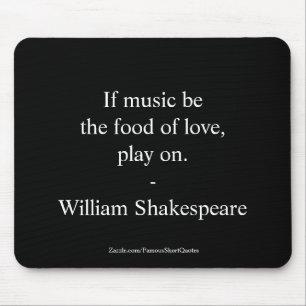 Tapis De Souris Citation de William Shakespeare sur l'amour