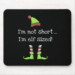 Tapis De Souris Citation Drôle Des Elfes Dit Graphisme Noël Elfes 