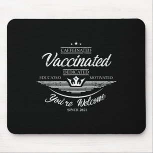 Tapis De Souris Citation Graphique sur les Humours amusants vaccin
