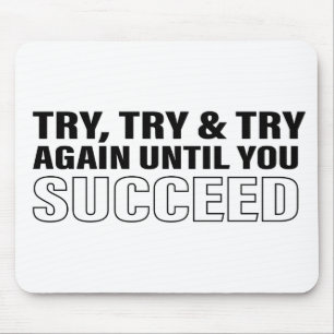 Tapis De Souris Citation motivationnelle Citation Art Succès Conse