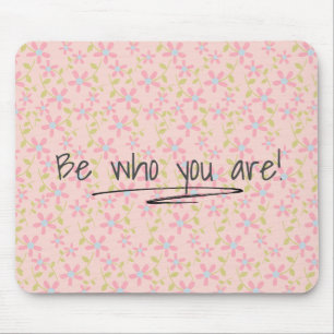 Tapis De Souris Citation sur le Motif Posy