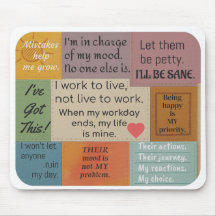 Tapis de souris Citations Inspirantes