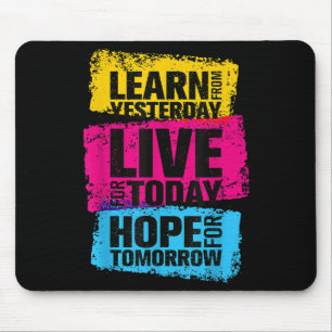 Tapis De Souris Citations Motivationnelles Graphique de nouveauté