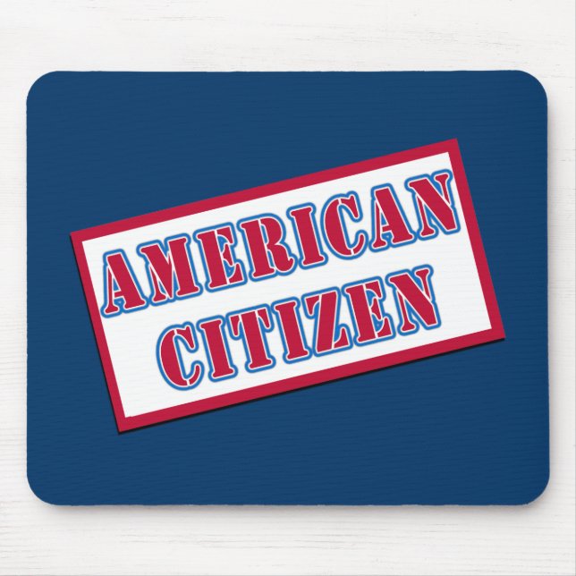 Tapis De Souris Citoyen américain (Devant)