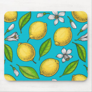 Tapis De Souris Citron bleu