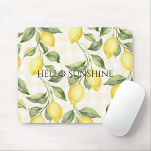 Tapis De Souris Citrons jaunes frais