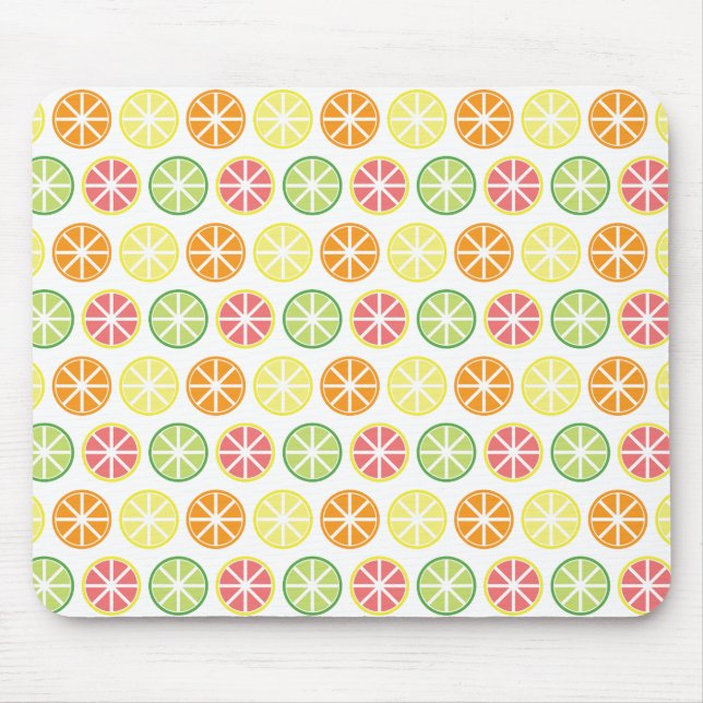 Tapis De Souris Citrus Motif Mousepad (Devant)