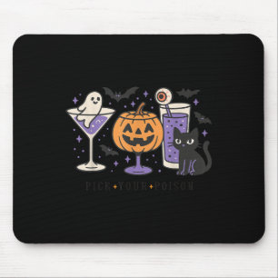 Tapis De Souris Ck Votre Ison Halloween Chat Noir Citrouille Fantô