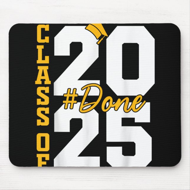 Tapis De Souris Cl De 2025 Terminé Graduation 2025 (Devant)