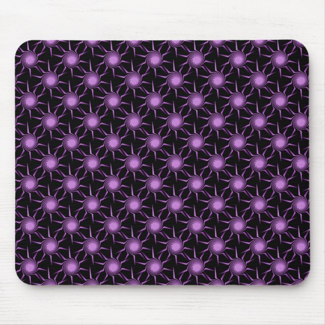 Tapis De Souris Clair Violet Suns Mousepad (Devant)