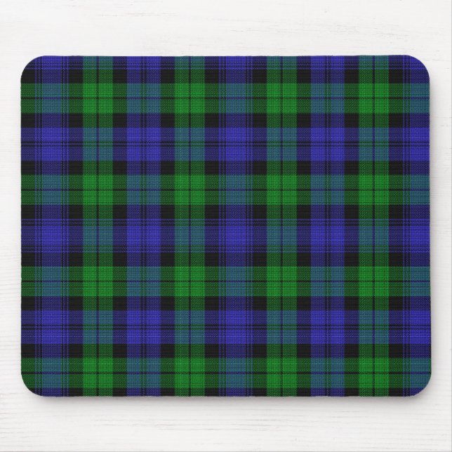 Tapis De Souris Clan Campbell Black Watch Scottish Tartan (Devant)
