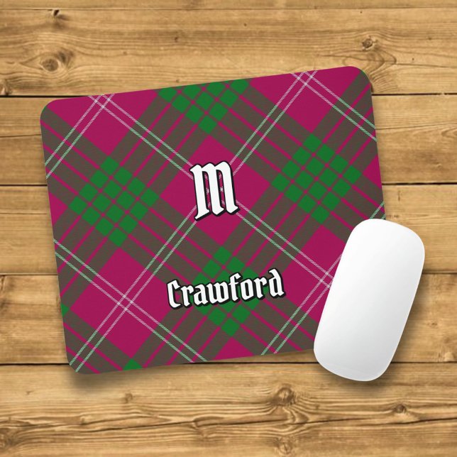 Tapis De Souris Clan Crawford Tartan (Créateur téléchargé)