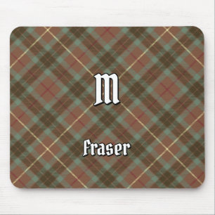 Tapis De Souris Clan Fraser Chasse Patiné Tartan Souris