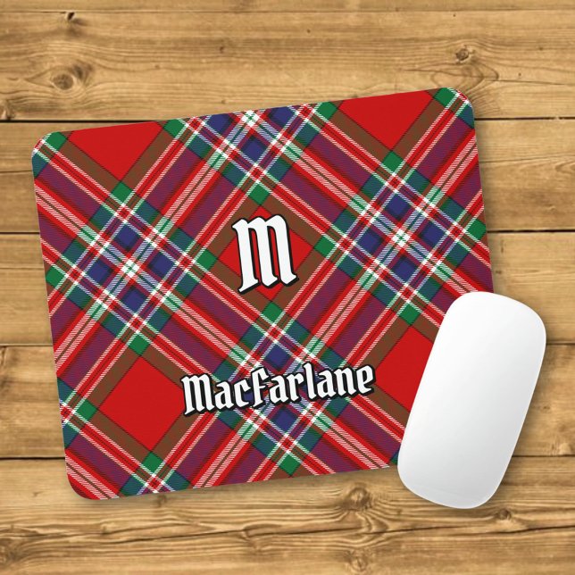 Tapis De Souris Clan MacFarlane Red Tartan (Créateur téléchargé)