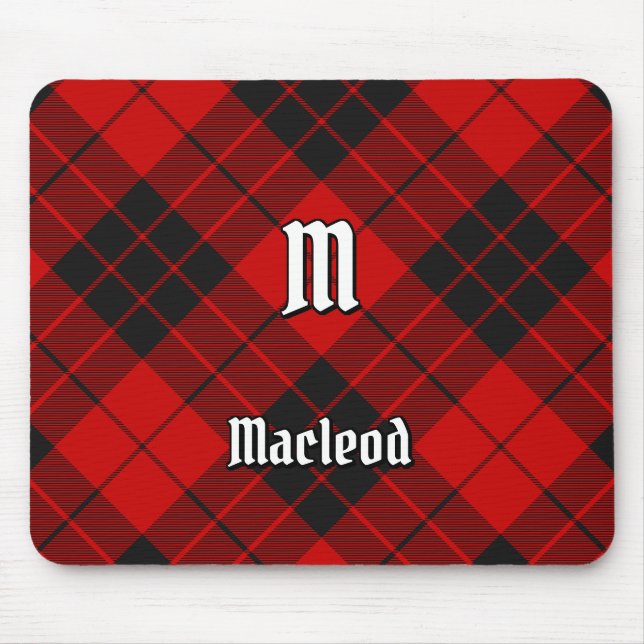 Tapis De Souris Clan Macleod de Raasay Tartan (Devant)