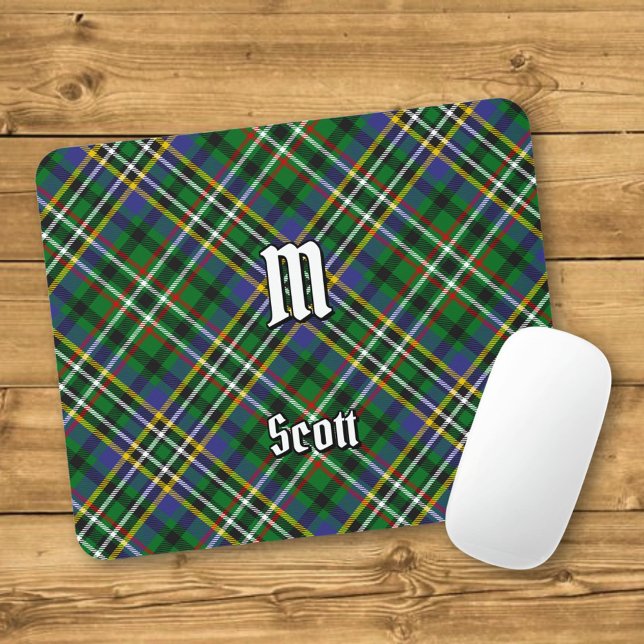 Tapis De Souris Clan Scott Green Tartan (Créateur téléchargé)