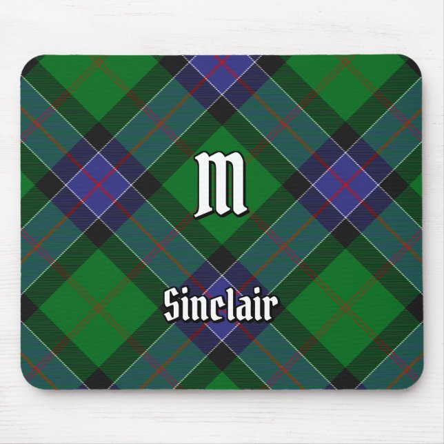 Tapis De Souris Clan Sinclair Chasse Tartan (Devant)