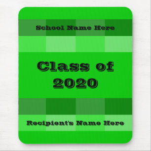 Tapis De Souris Classe de 2020 Graduation Day par Janz Green
