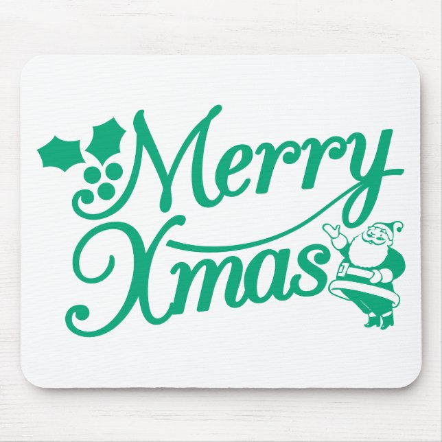 Tapis De Souris Classic Christmas Mousepad (Devant)