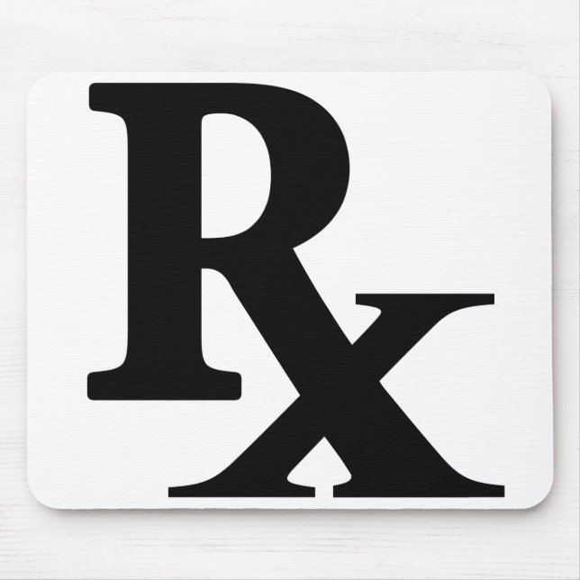 Tapis De Souris Classic Rx Pharmacie Icône imprimer le cadeau du p (Devant)