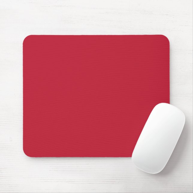 Tapis De Souris Classic solide Vrai rouge (Avec souris)