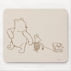 Tapis De Souris Classic Winnie l'Ourson et le Piglet 2