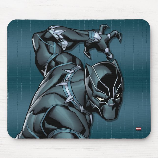 Tapis De Souris Classique Avengers | Black Panther Claw Attack (Devant)