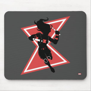 Tapis De Souris Classique Avengers   Graphique d'icône de veuve no