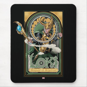 Tapis De Souris Classique Avengers Loki : Maître du mal