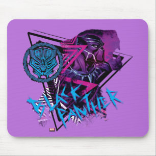 Tapis De Souris Classique Avengers   Neon Black Panther Graphic