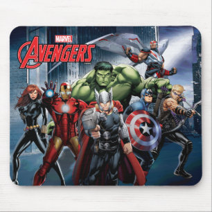 Tapis De Souris Classique Avengers   Thor Leading Avengers